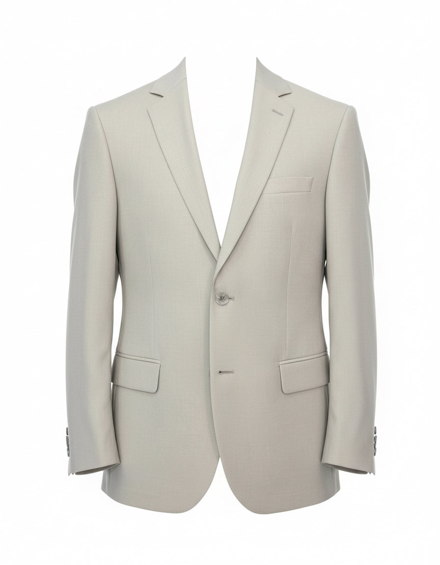 Men's Two-Piece Suit - Light Beige