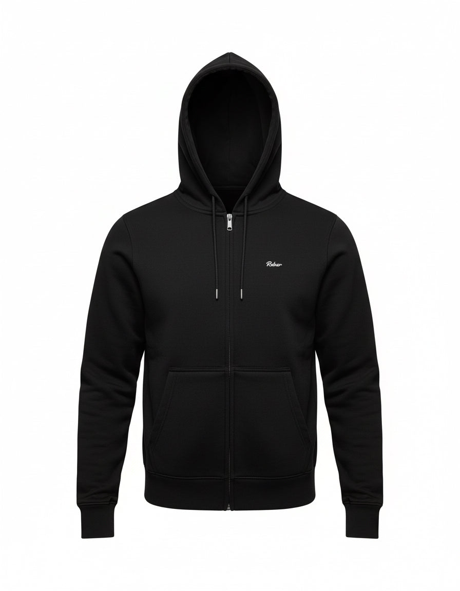 Black Zip Hoodie – Essential Street Style