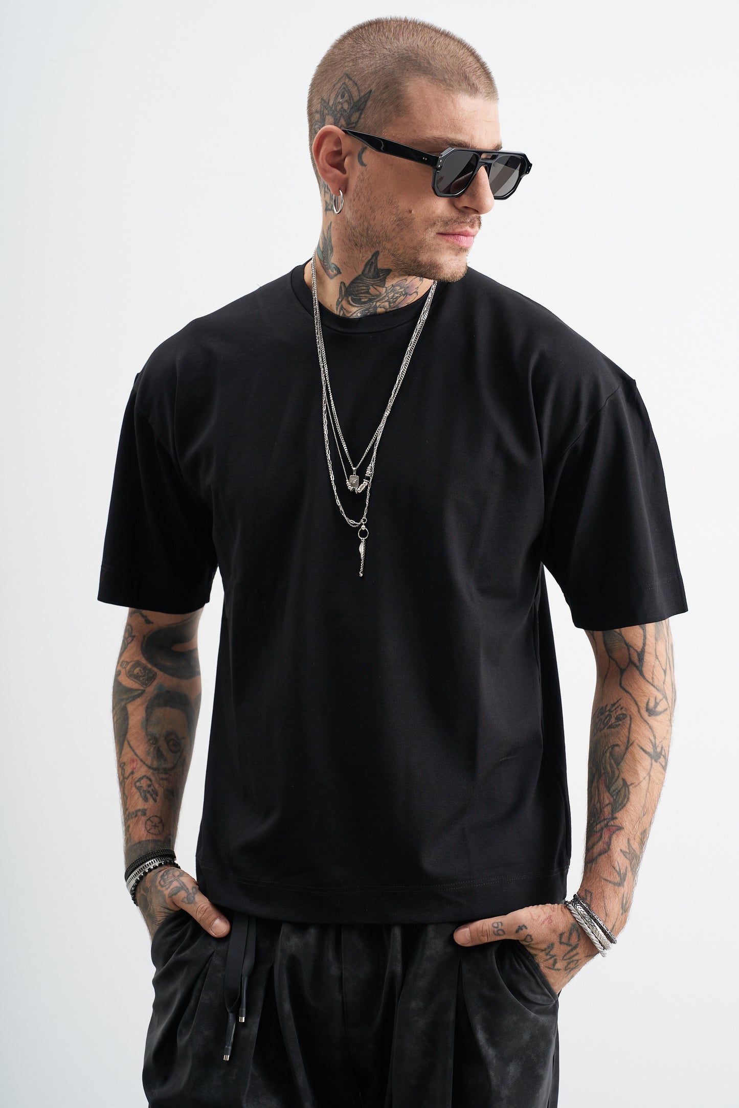 Black Oversized T-Shirt