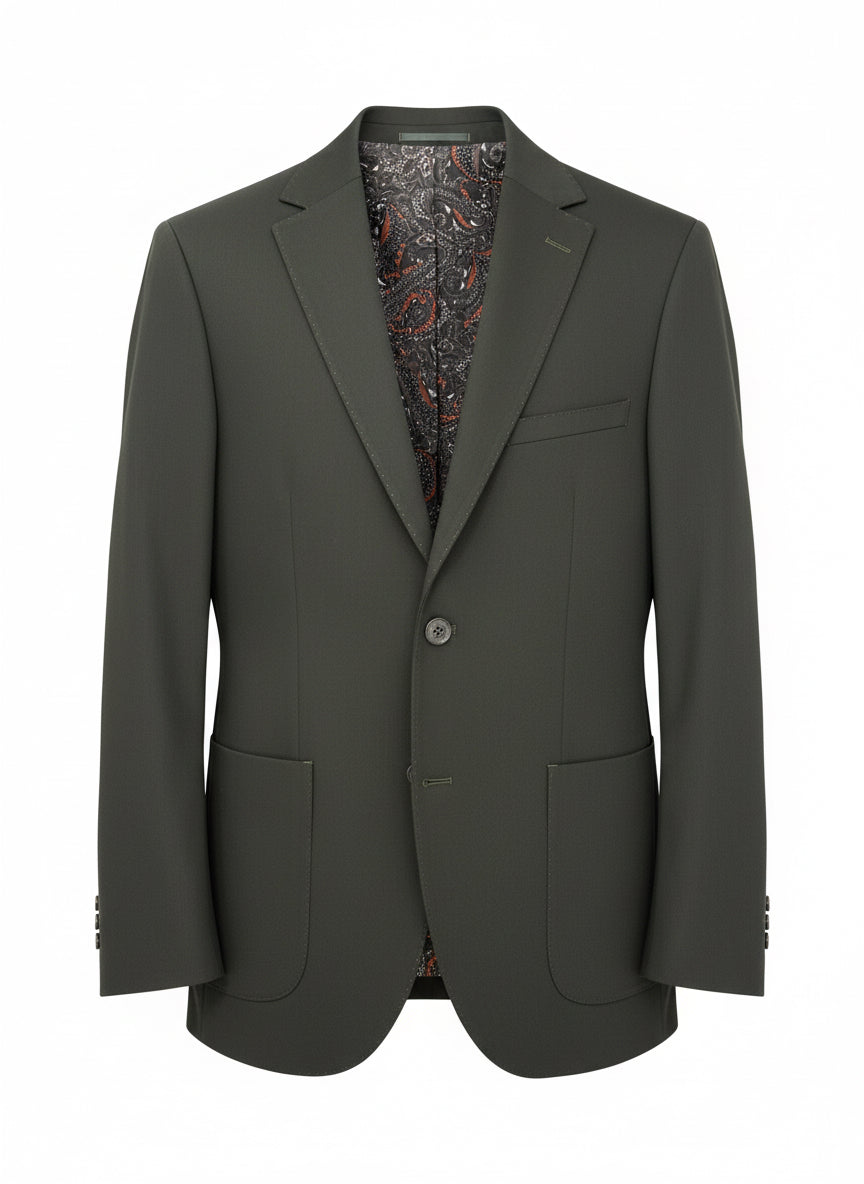 Khaki Tailored Suit – Timeless Sophistication with Modern Comfort