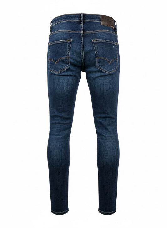 Men’s Slim Fit Jeans — Mid Indigo Clean Wash