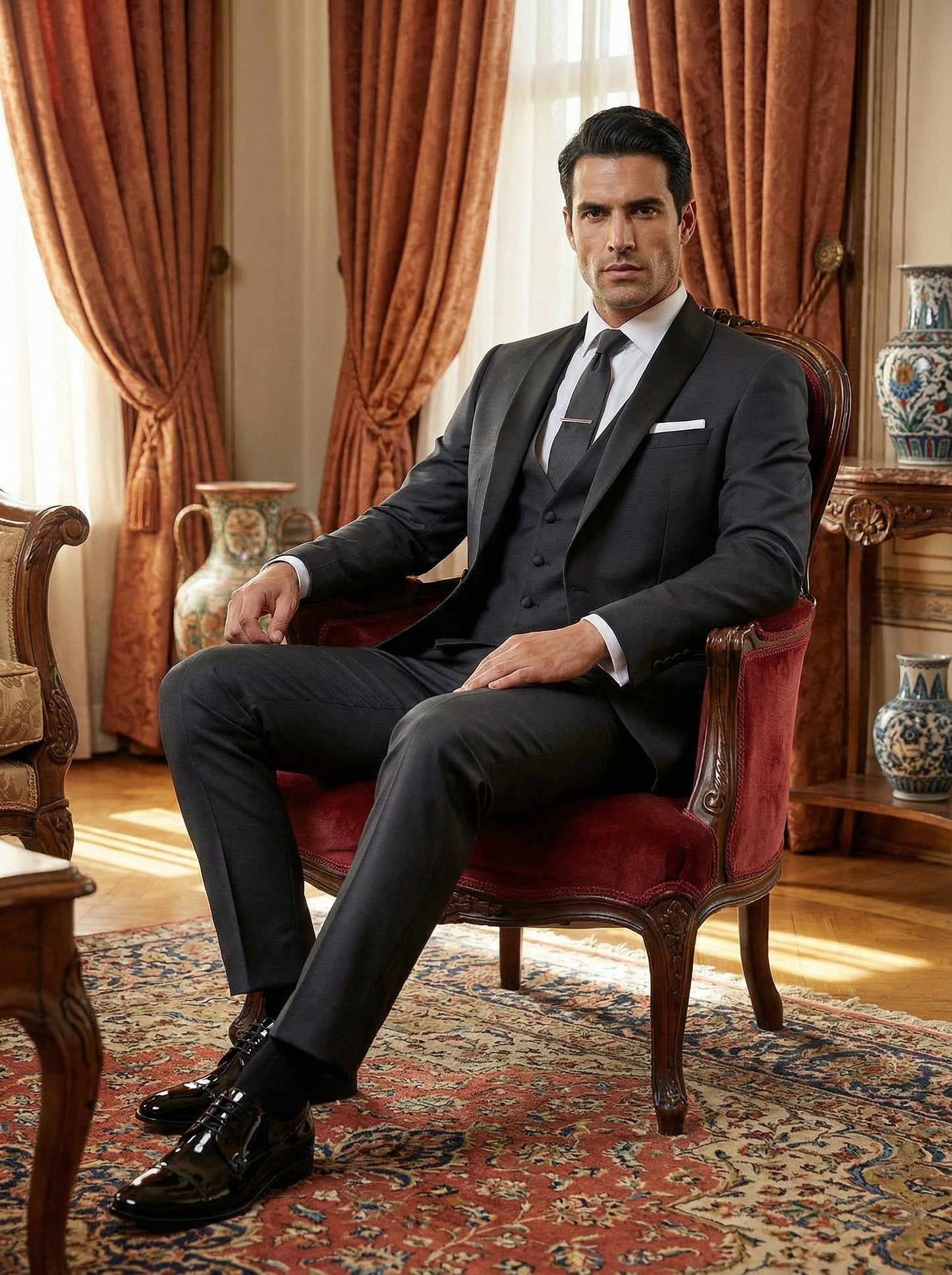 Midnight Blue Tuxedo | 3-Piece Slim Fit