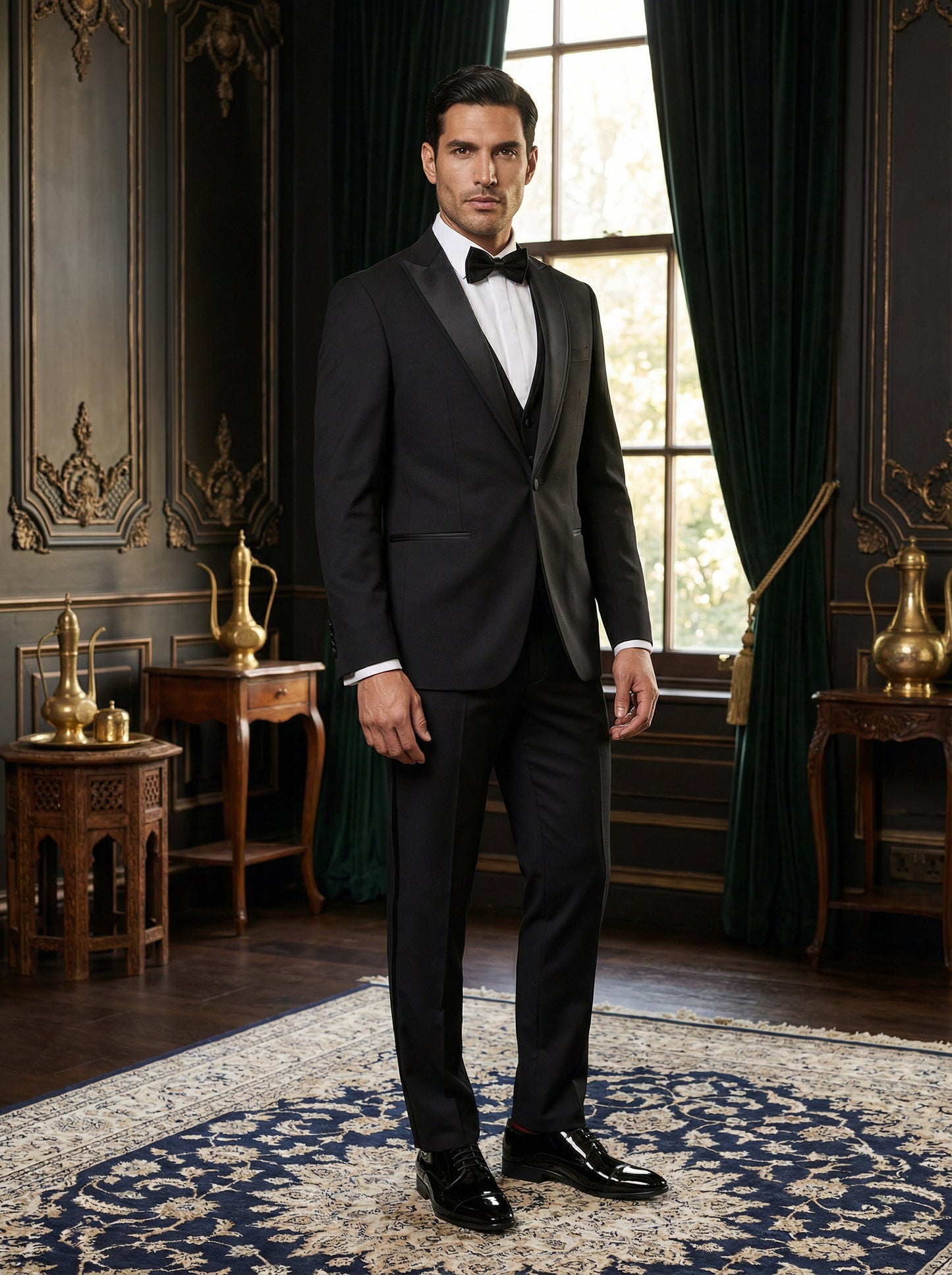 Black Classic Tuxedo – 3-Piece Slim Fit