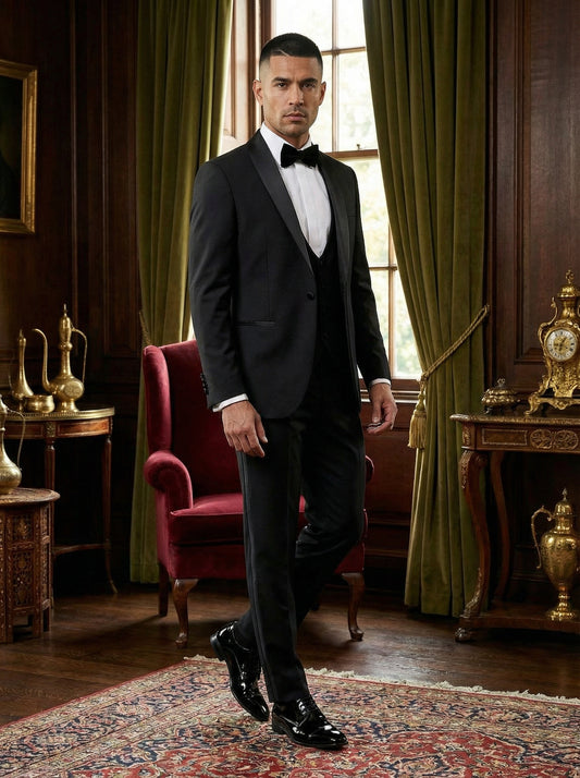 Black Tuxedo — Vitale Barberis Canonico / 100% Wool S140’s