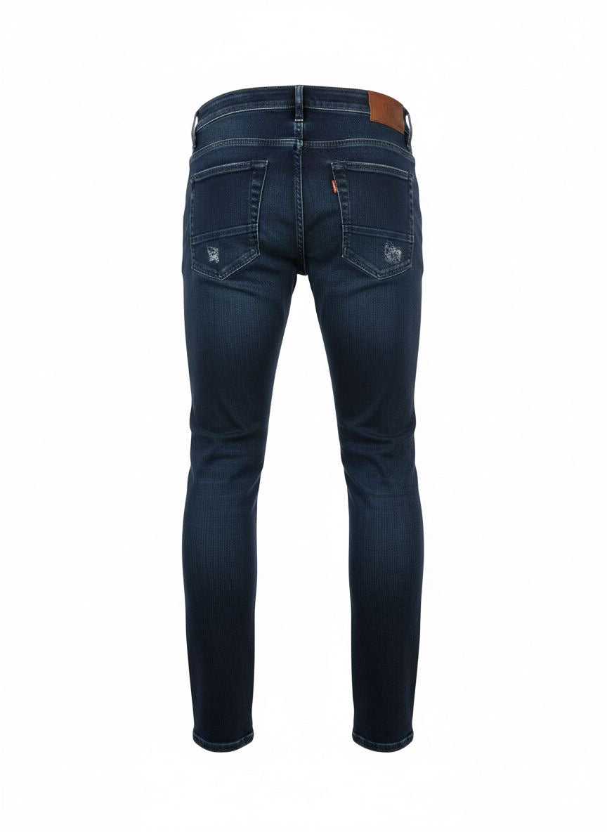 Men’s Skinny Fit Jeans — Dark Blue