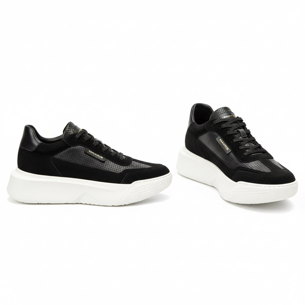 Makris Black Hybrid Sneakers – Elevated Street Style