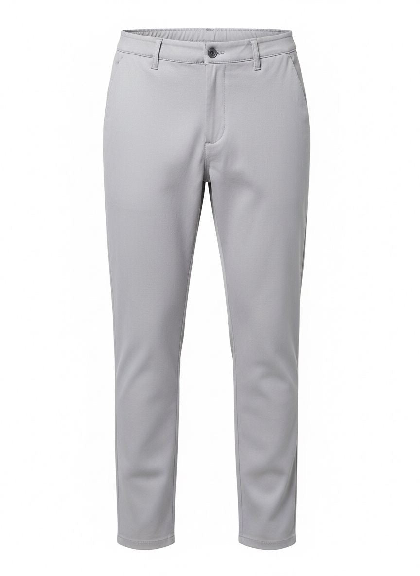 Grey Velvet Mandarin Collar Set – Winter Edition