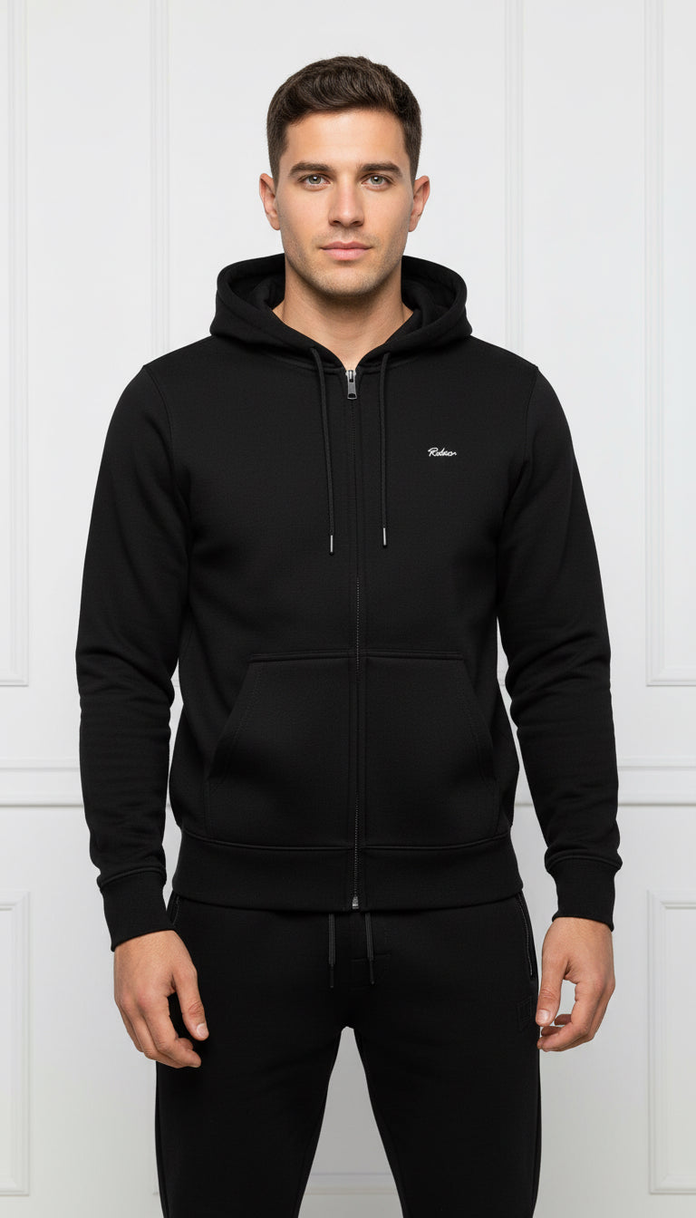 Black Zip Hoodie – Essential Street Style