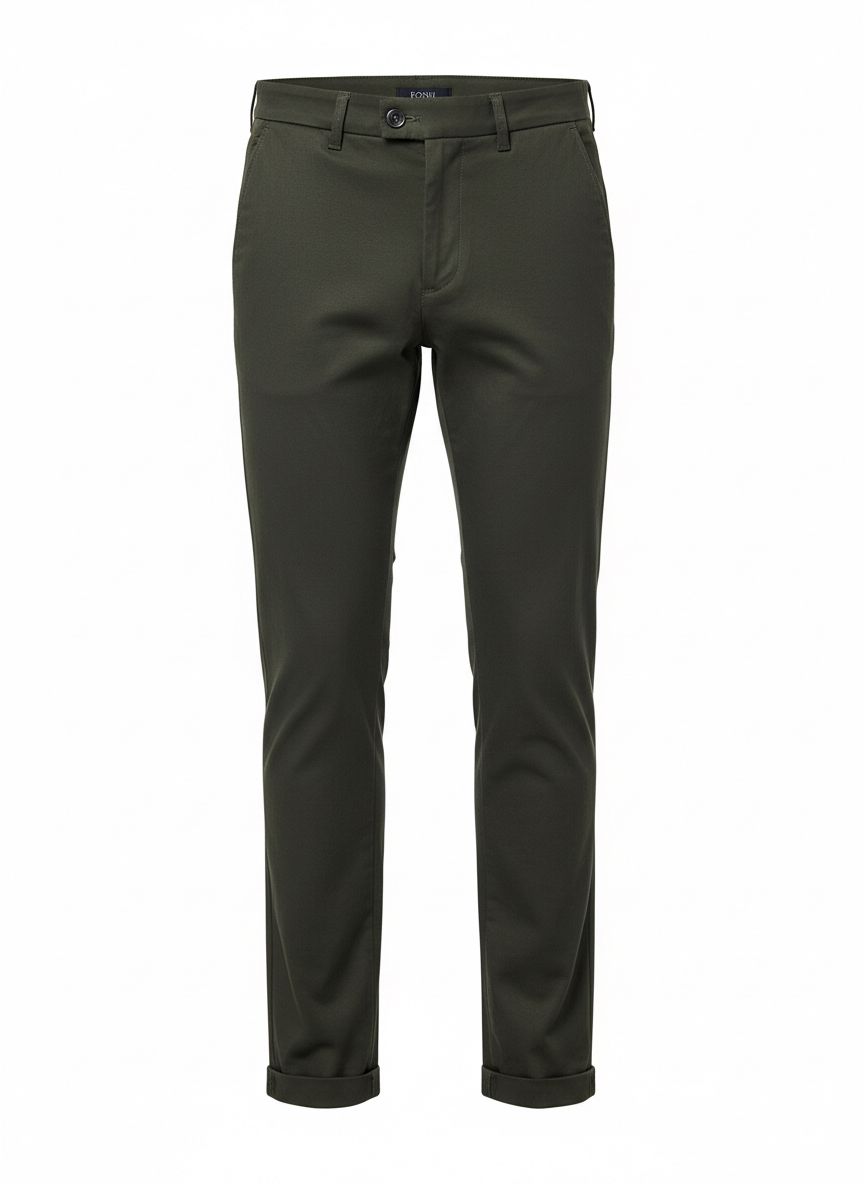 Dark Olive Chino Pants