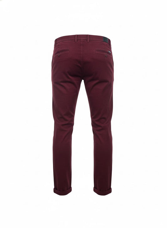 Burgundy Chino Pants