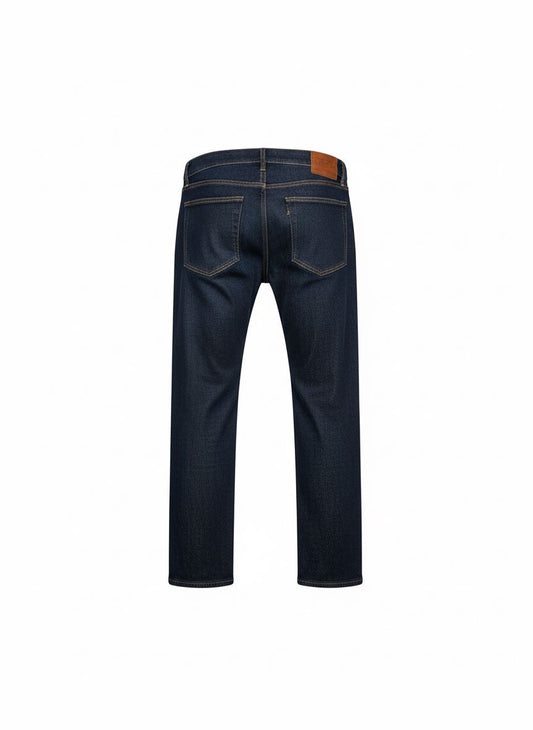 Men’s Slim Fit Jeans — Deep Indigo Clean Finish