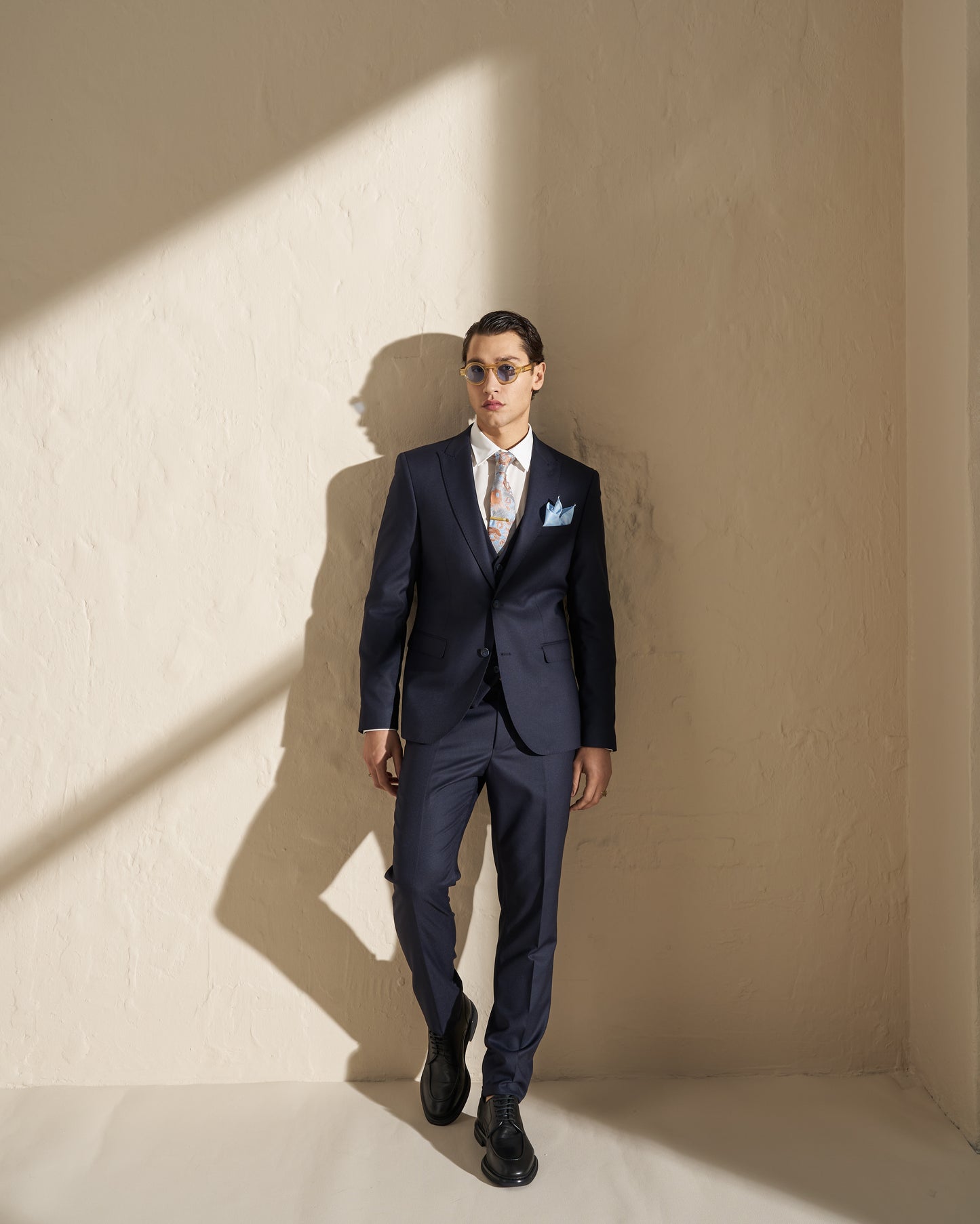 Men’s Three-Piece Suit – Navy
