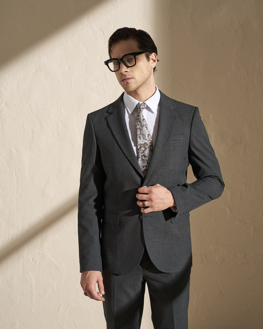 Men’s Two-Piece Suit – Charcoal Grey
