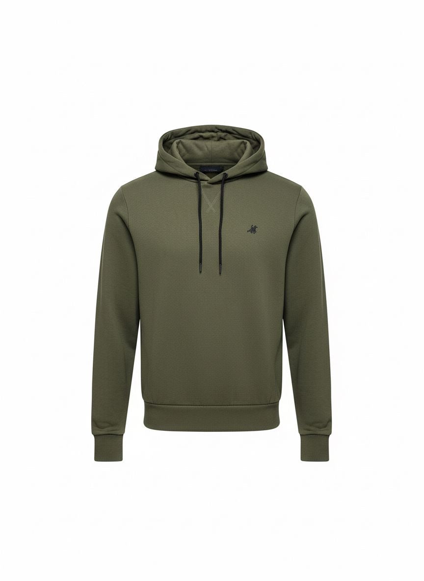 Structured Hoodie – Khaki