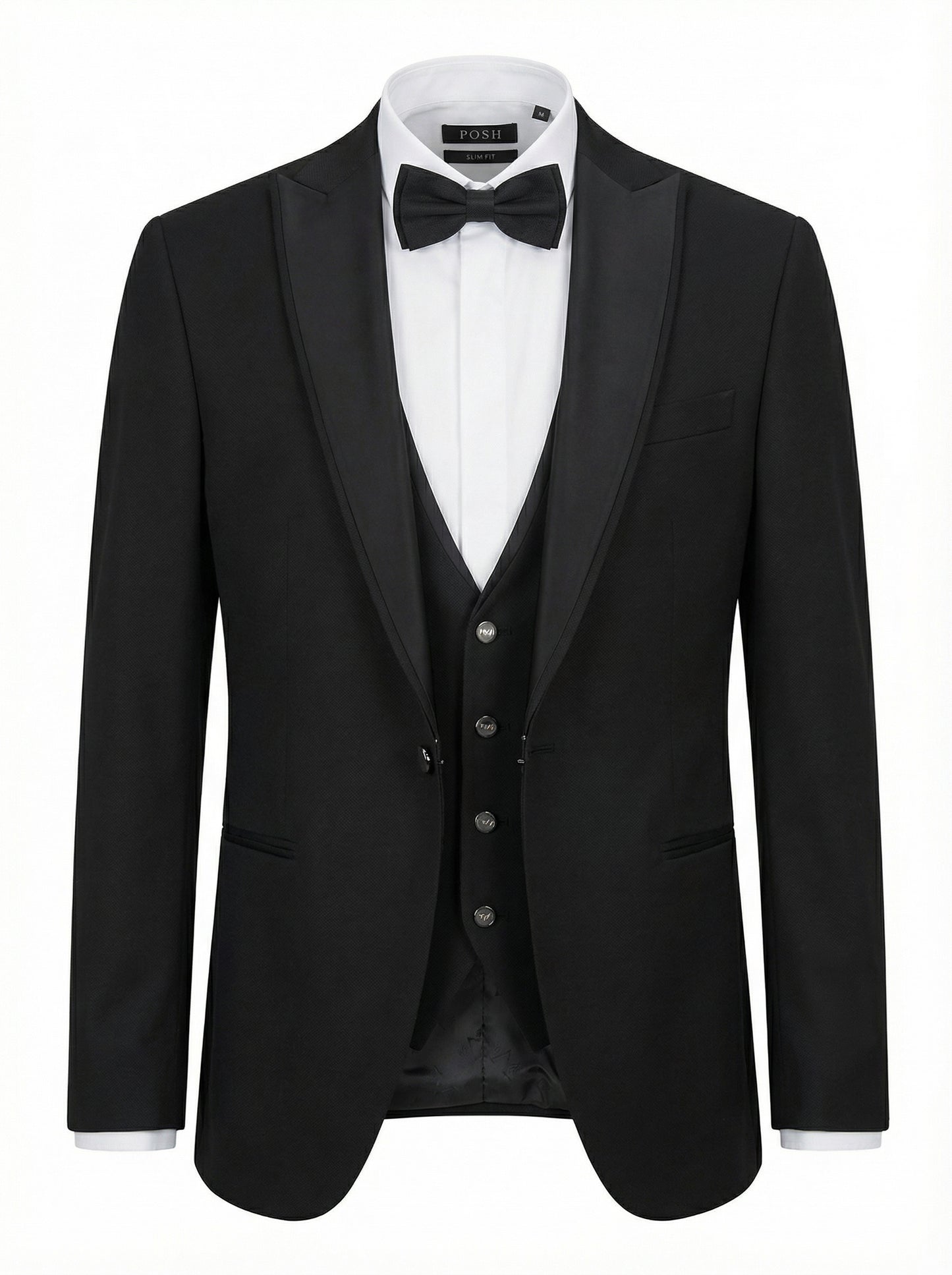 Black Classic Tuxedo – 3-Piece Slim Fit