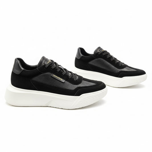 Makris Black Hybrid Sneakers – Elevated Street Style