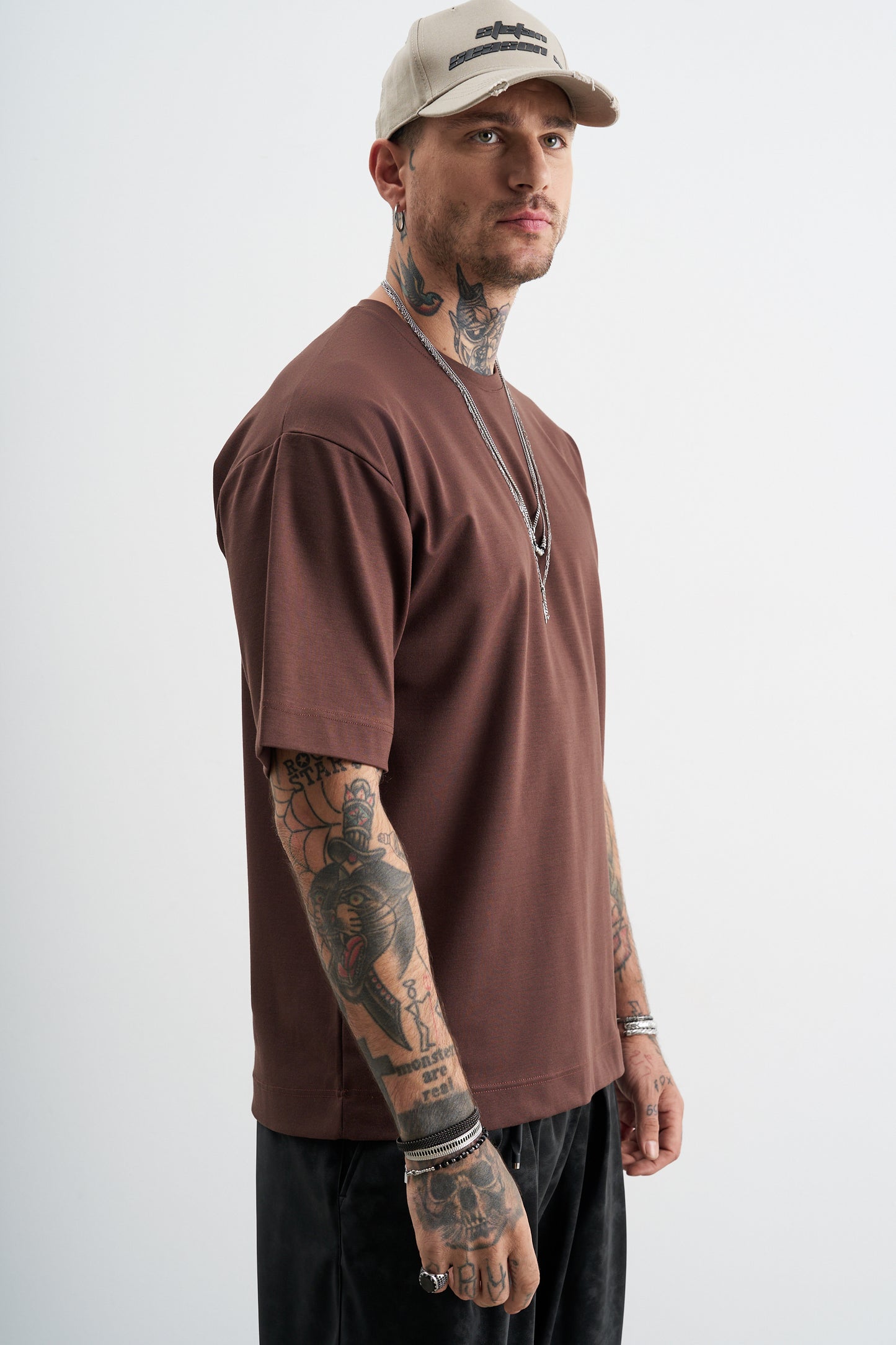Brown Oversized T-Shirt