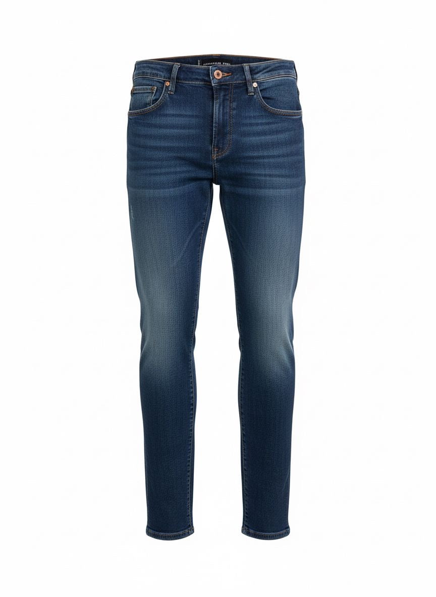 Men’s Slim Fit Jeans — Mid Indigo Clean Wash