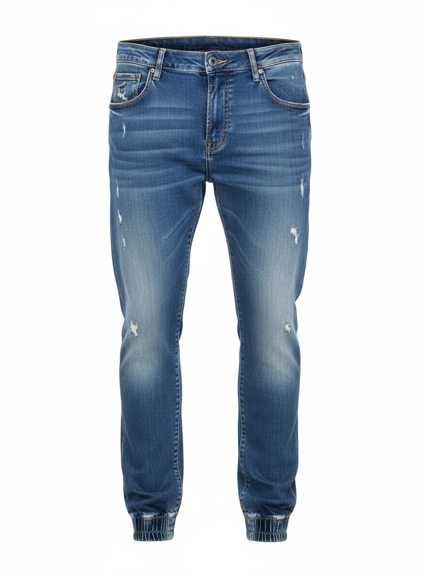 Men’s Jogger Fit Jeans — Light Blue