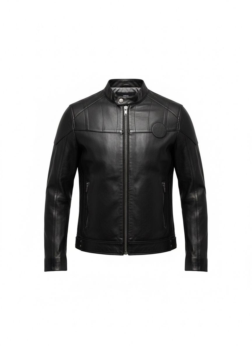 Black Biker Leather Jacket