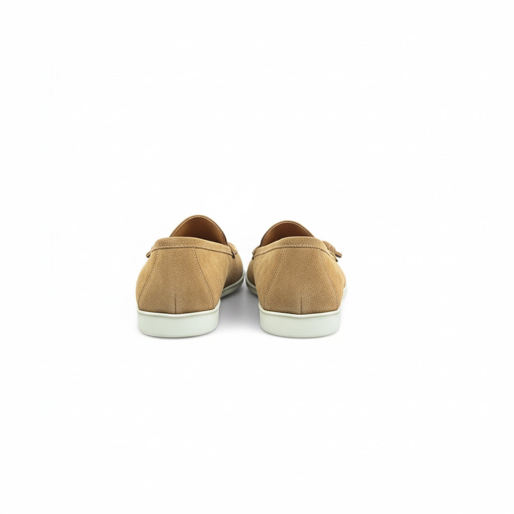 Camel Suede Loafers – Riviera Collection