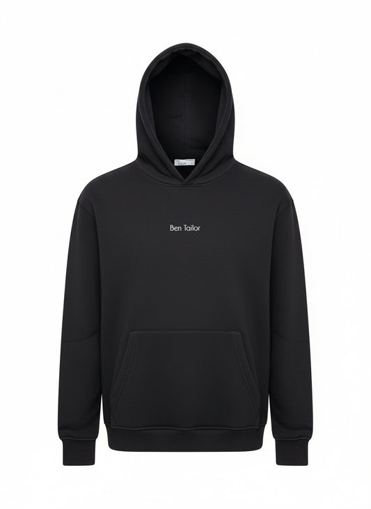 Ben Tailor Black Hoodie – Minimal Streetwear Classic