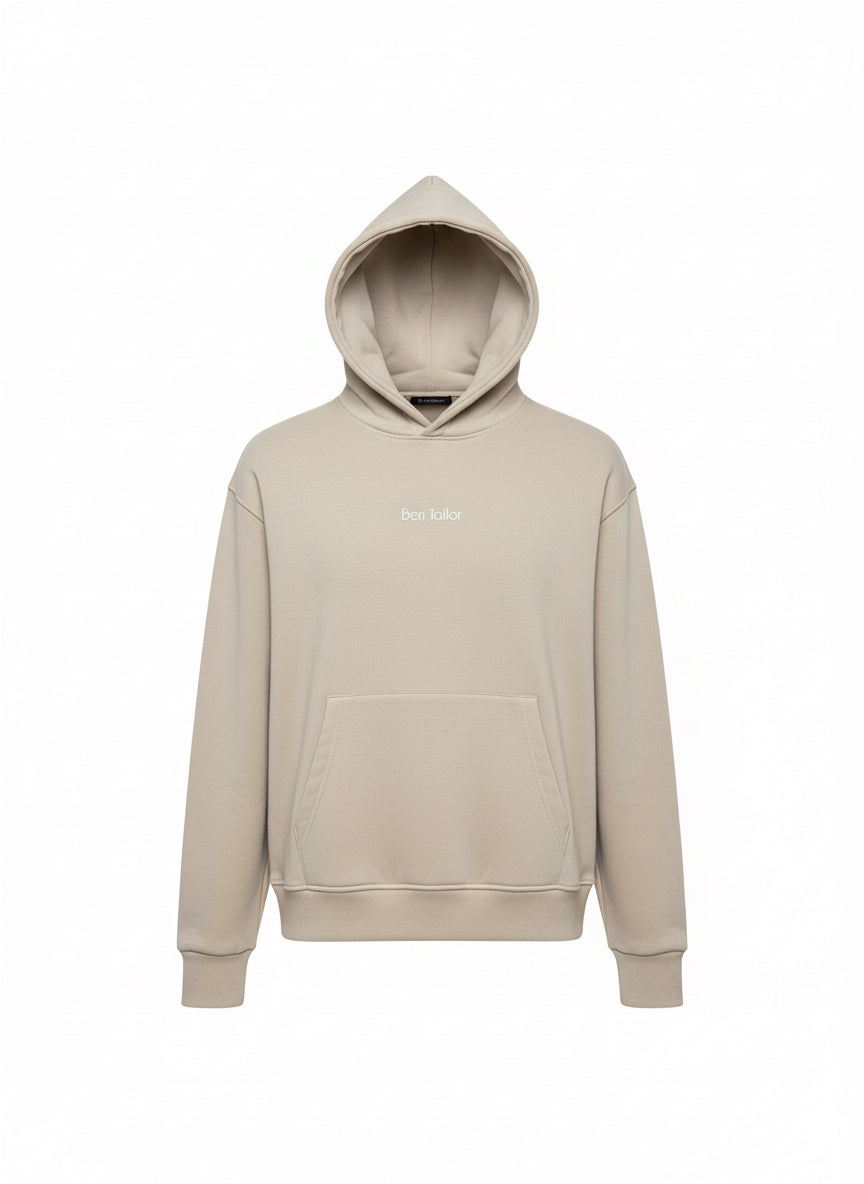 Ben Tailor Beige Hoodie – Minimal Comfort
