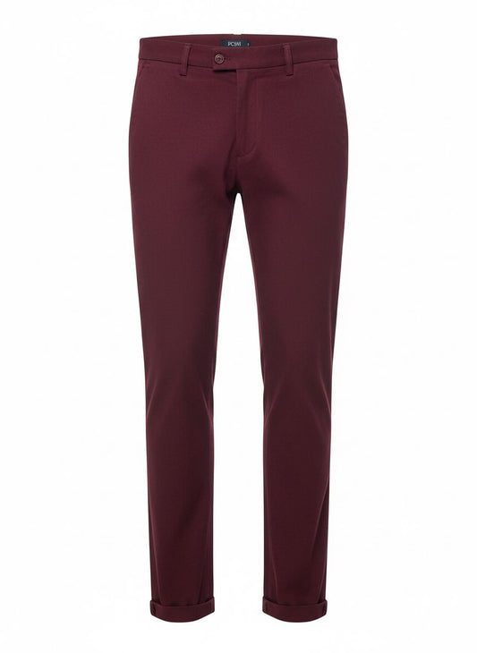 Burgundy Chino Pants