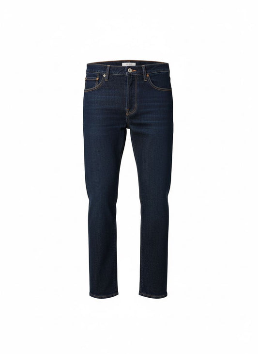Men’s Slim Fit Jeans — Deep Indigo Clean Finish