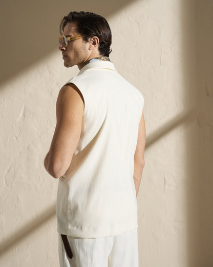 Sleeveless Tailored Waistcoat