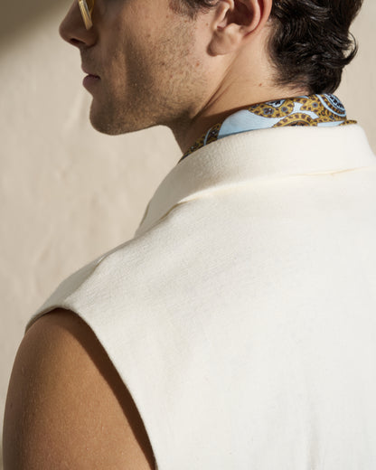 Sleeveless Tailored Waistcoat