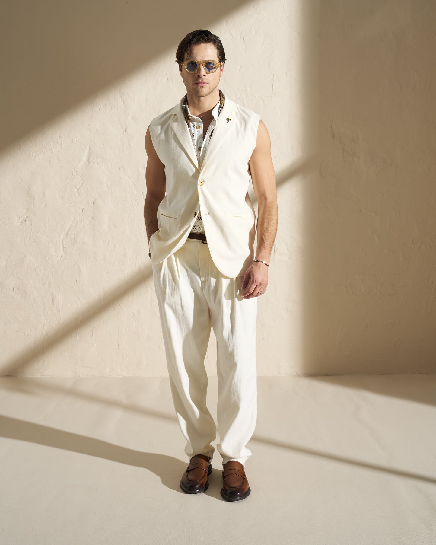 Sleeveless Tailored Waistcoat