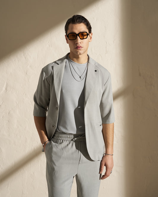 Lightweight Single-Button Blazer