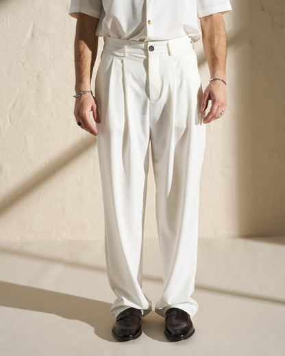 Pleated Tailored Trousers