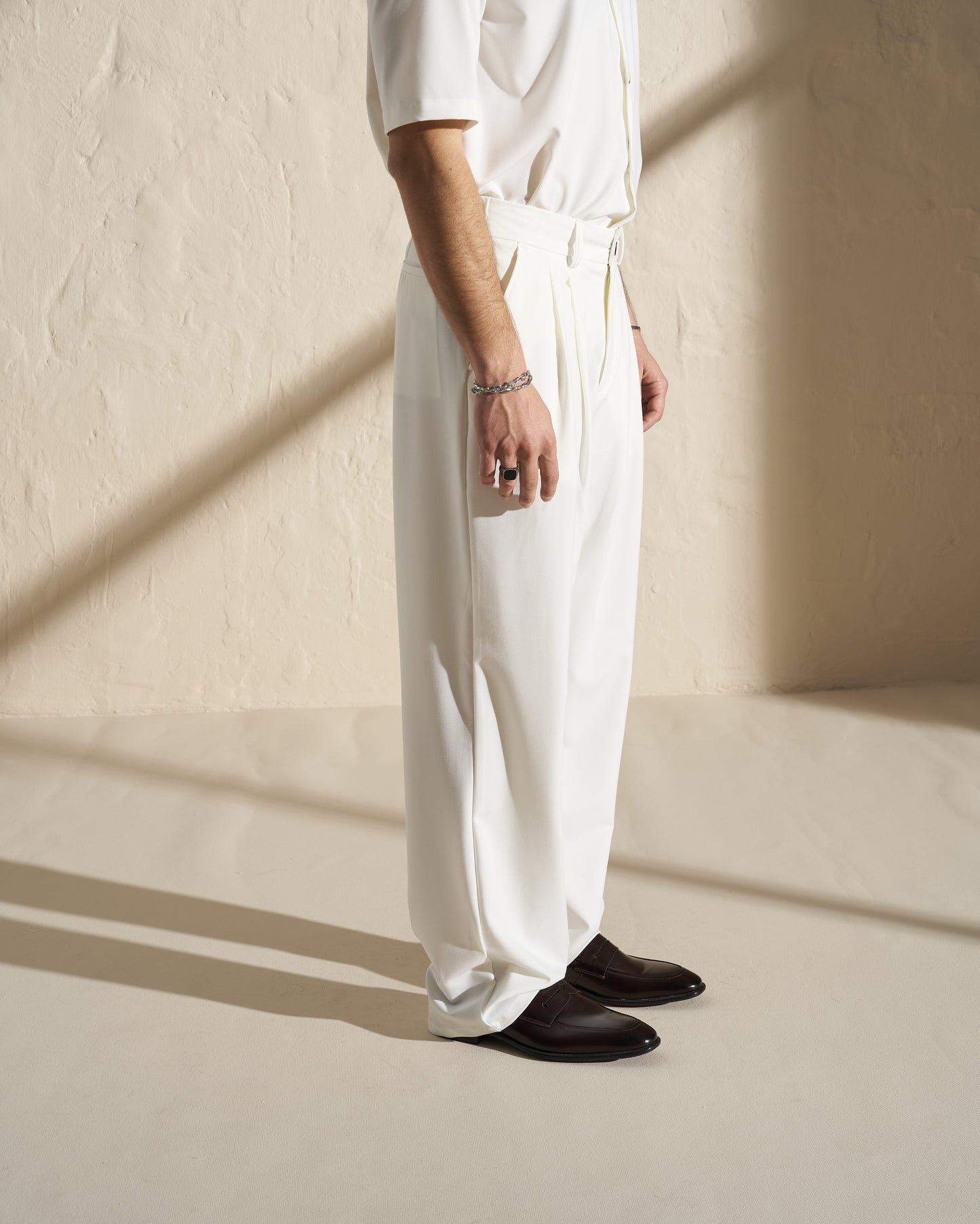 Pleated Tailored Trousers