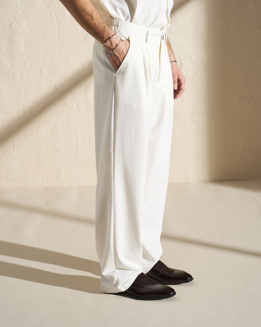 Pleated Tailored Trousers