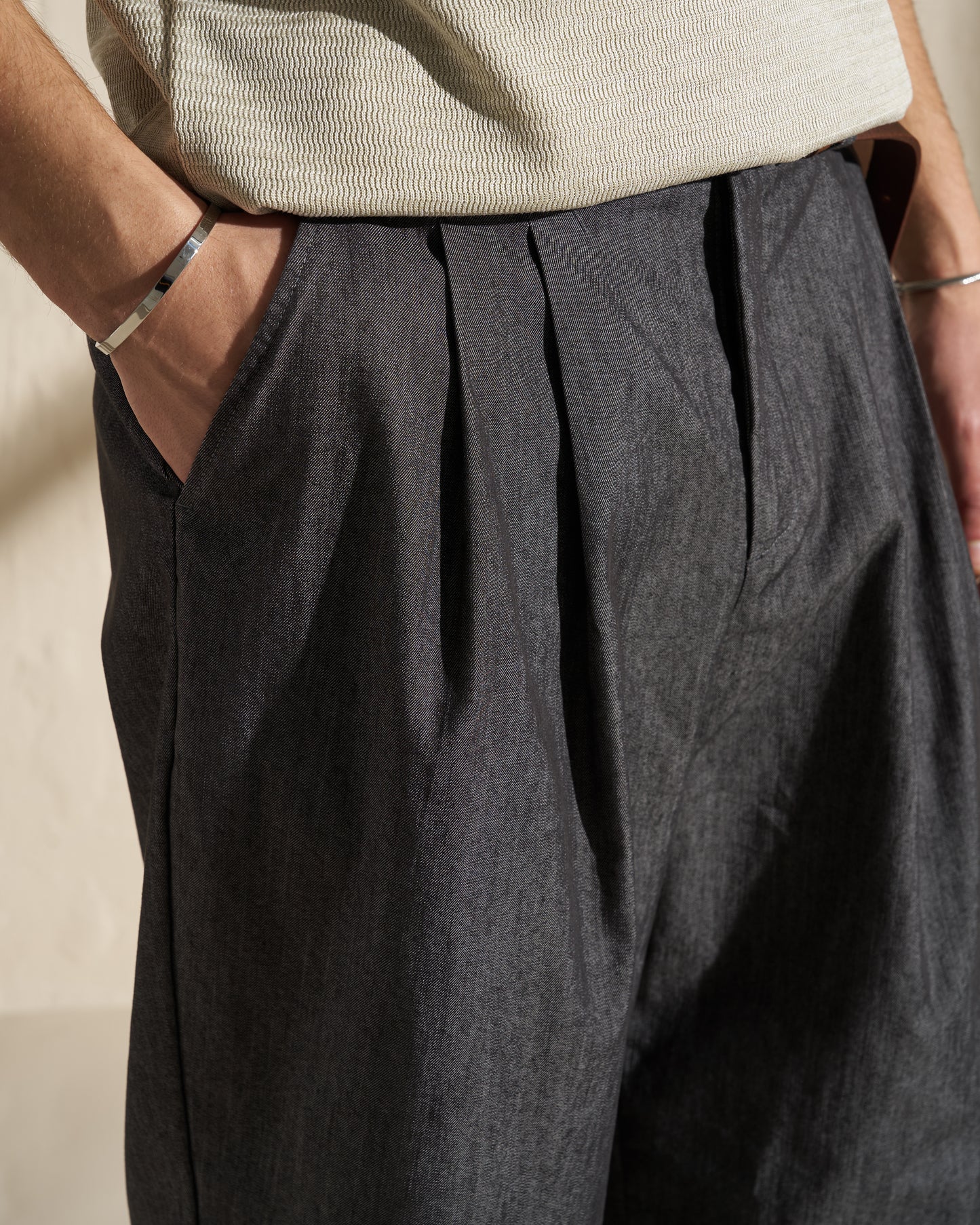 Pleated Tailored Trousers