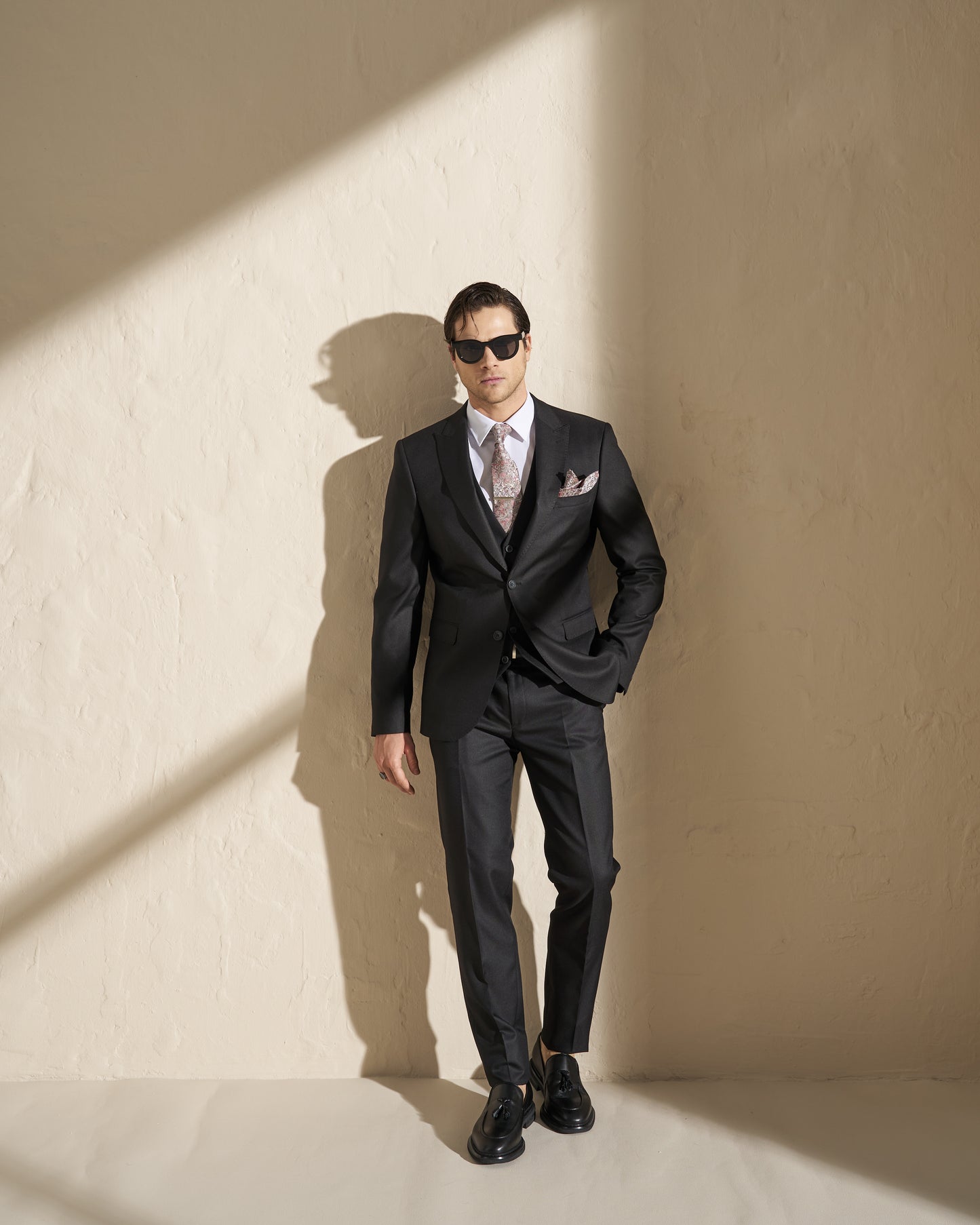 Men’s Three-Piece Suit – Black