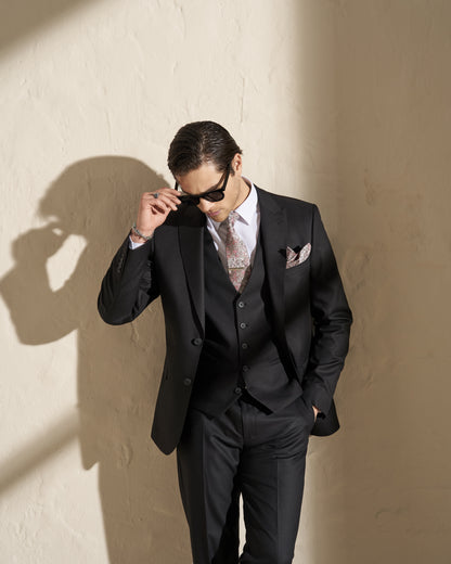 Men’s Three-Piece Suit – Black