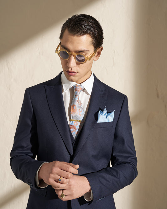 Men’s Three-Piece Suit – Navy
