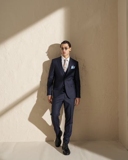 Men’s Three-Piece Suit – Navy