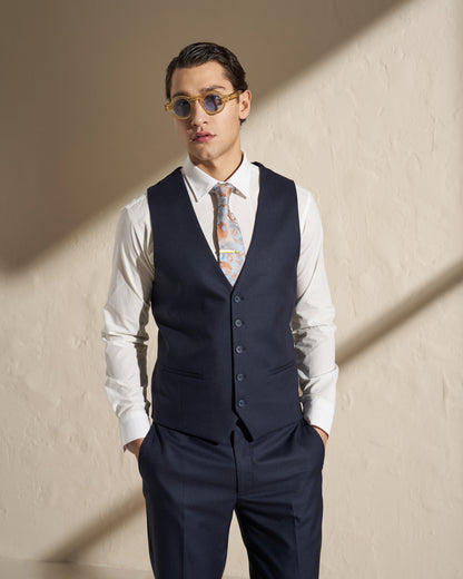 Men’s Three-Piece Suit – Navy