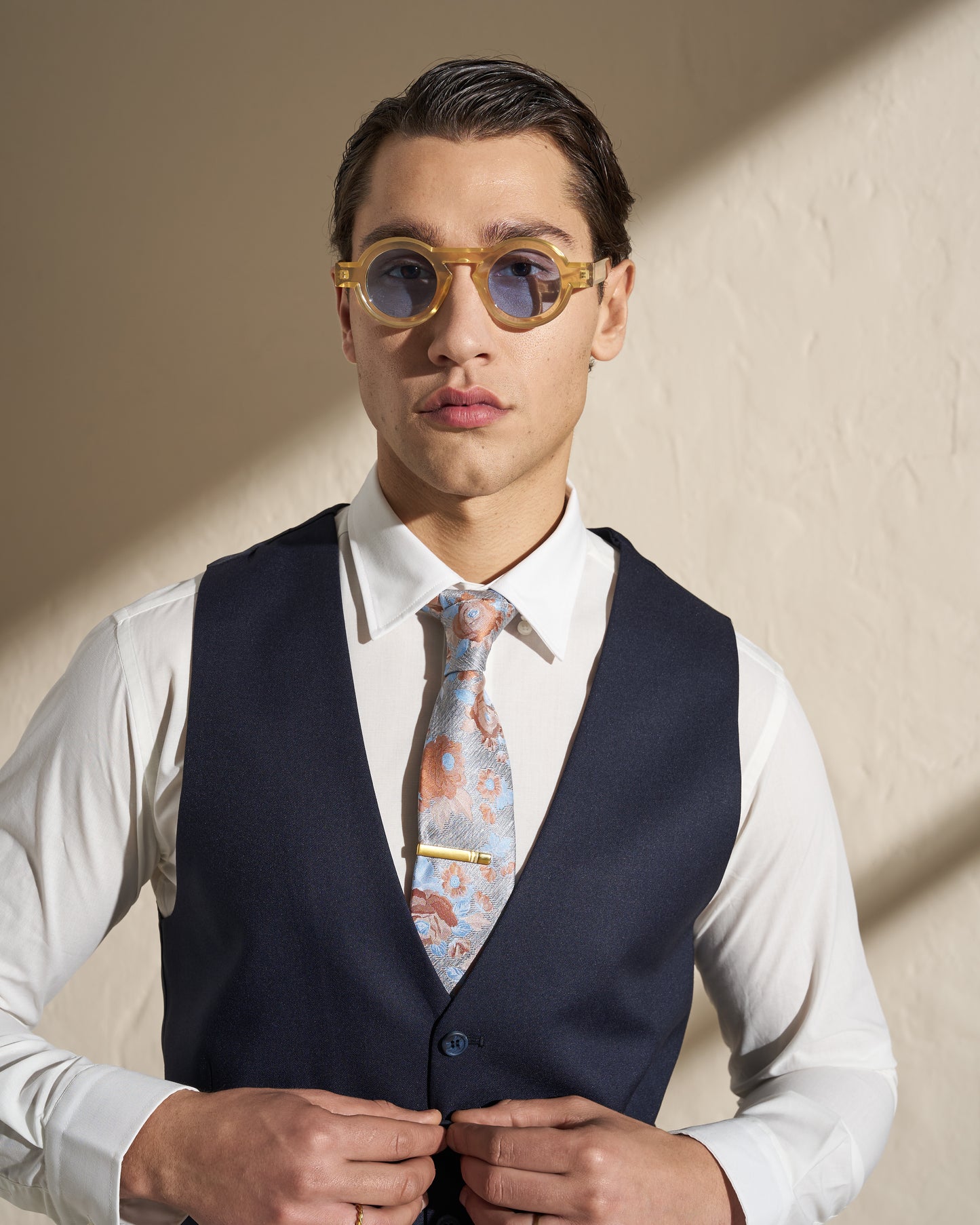 Men’s Three-Piece Suit – Navy