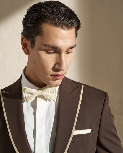 Men’s Three-Piece Tuxedo – Chocolate Brown
