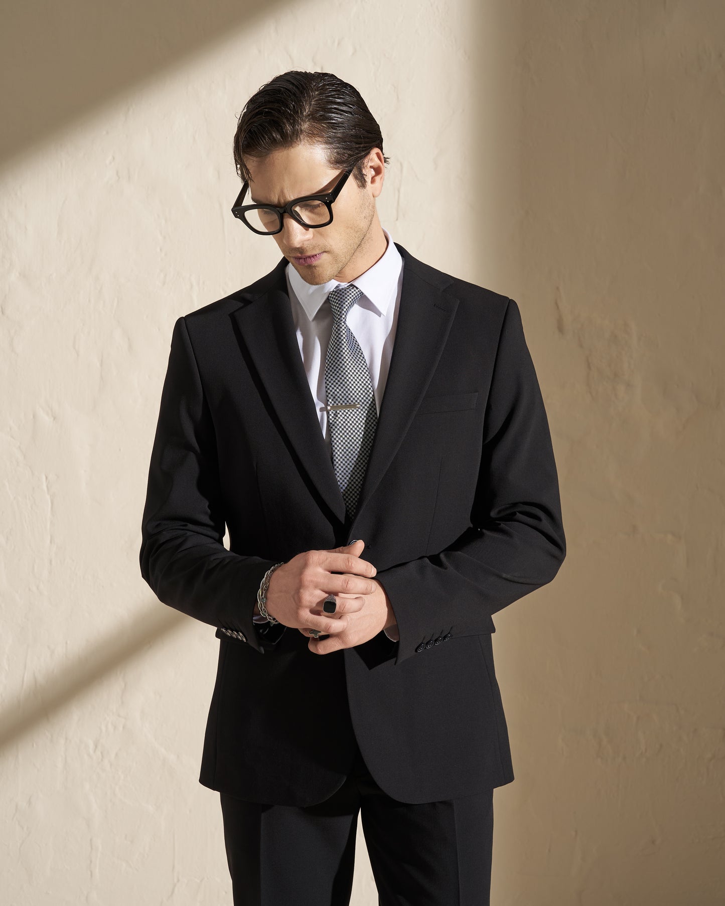 Men’s Three-Piece Suit – Black