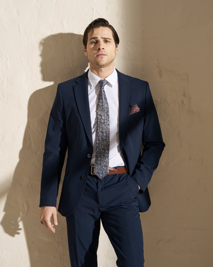 Men’s Three-Piece Suit – Navy