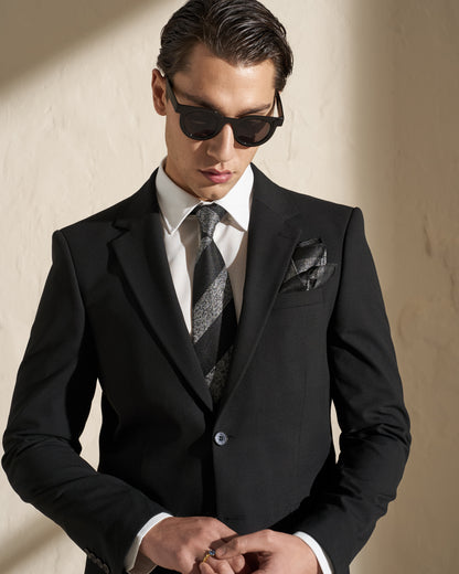 Men’s Two-Piece Suit – Black