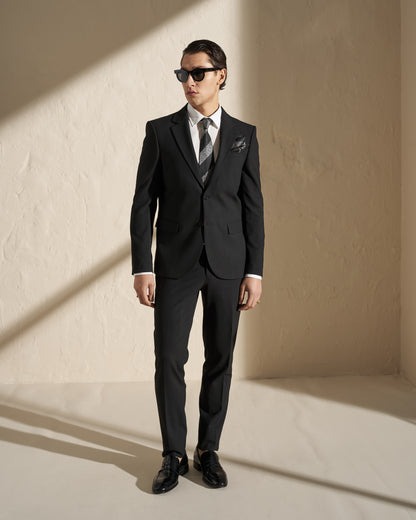 Men’s Two-Piece Suit – Black