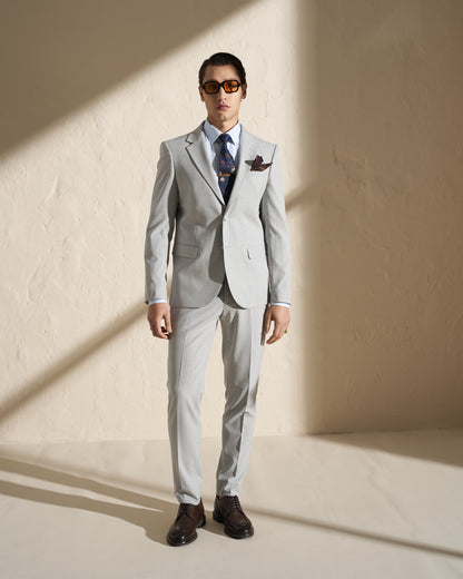Men’s Two-Piece Suit – Light Grey