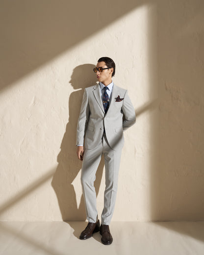 Men’s Two-Piece Suit – Light Grey